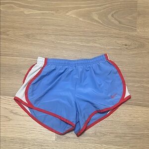 Nike Blue and Red Athletic Shorts Lightweight Design